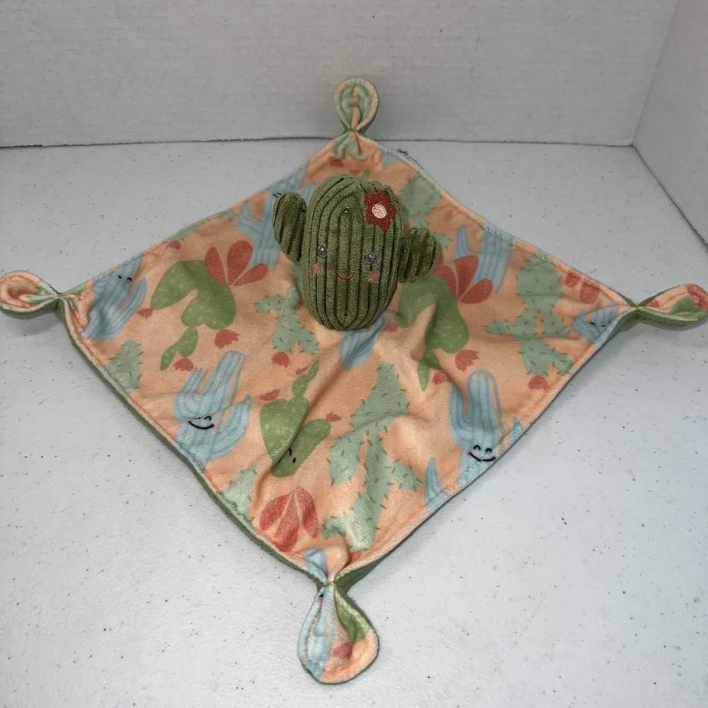 Sweet Soothie Cactus Blanket Baby Lovey by Mary Meyer 10x10 Green No Tag